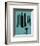 Knives, c. 1981-82 (Aqua)-Andy Warhol-Framed Art Print