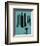 Knives, c. 1981-82 (Aqua)-Andy Warhol-Framed Art Print