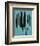 Knives, c. 1981-82 (Aqua)-Andy Warhol-Framed Art Print