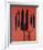 Knives, c. 1981-82 (Red)-Andy Warhol-Framed Giclee Print