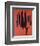 Knives, c. 1981-82 (Red)-Andy Warhol-Framed Art Print