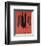 Knives, c. 1981-82 (Red)-Andy Warhol-Framed Art Print