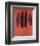 Knives, c. 1981-82 (Red)-Andy Warhol-Framed Art Print