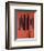 Knives, c. 1981-82 (Red)-Andy Warhol-Framed Art Print