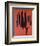 Knives, c. 1981-82 (Red)-Andy Warhol-Framed Art Print