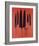 Knives, c. 1981-82 (Red)-Andy Warhol-Framed Art Print