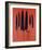 Knives, c. 1981-82 (Red)-Andy Warhol-Framed Art Print