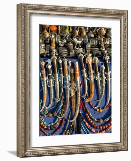 Knives For Sale, Souk, Medina, Marrakech, Morocco, North Africa, Africa-Nico Tondini-Framed Photographic Print