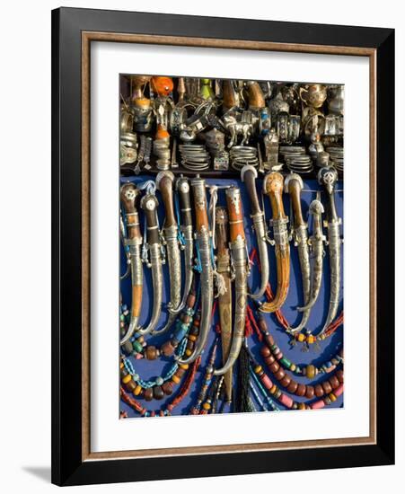 Knives For Sale, Souk, Medina, Marrakech, Morocco, North Africa, Africa-Nico Tondini-Framed Photographic Print