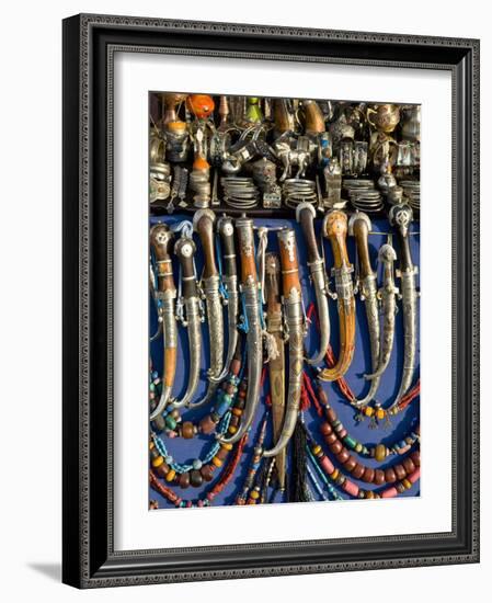 Knives For Sale, Souk, Medina, Marrakech, Morocco, North Africa, Africa-Nico Tondini-Framed Photographic Print