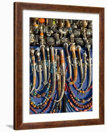 Knives For Sale, Souk, Medina, Marrakech, Morocco, North Africa, Africa-Nico Tondini-Framed Photographic Print