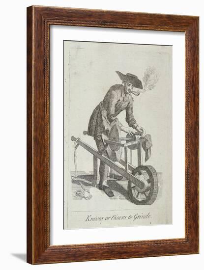 Knives or Cisers to Grind, Cries of London-Marcellus Laroon-Framed Giclee Print