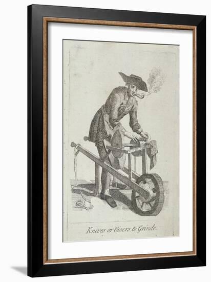 Knives or Cisers to Grind, Cries of London-Marcellus Laroon-Framed Giclee Print