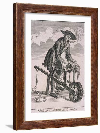 Knives or Sizars to Grind, Cries of London-Marcellus Laroon-Framed Giclee Print