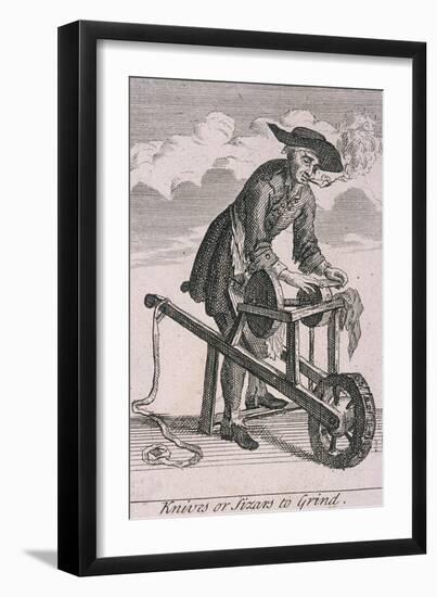 Knives or Sizars to Grind, Cries of London-Marcellus Laroon-Framed Giclee Print