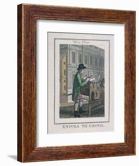 Knives to Grind, Cries of London, 1804-William Marshall Craig-Framed Giclee Print