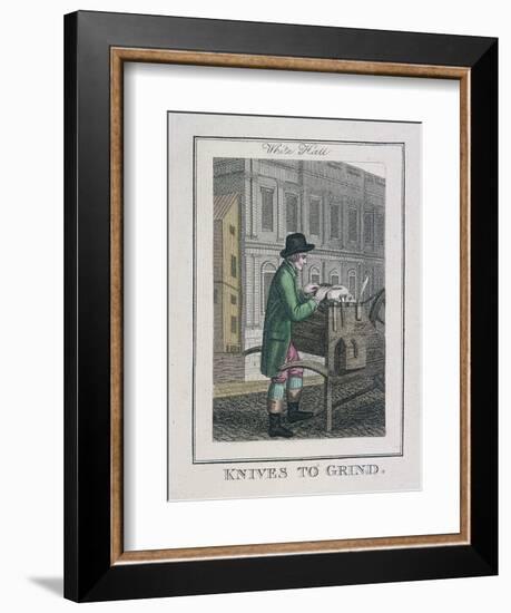 Knives to Grind, Cries of London, 1804-William Marshall Craig-Framed Giclee Print