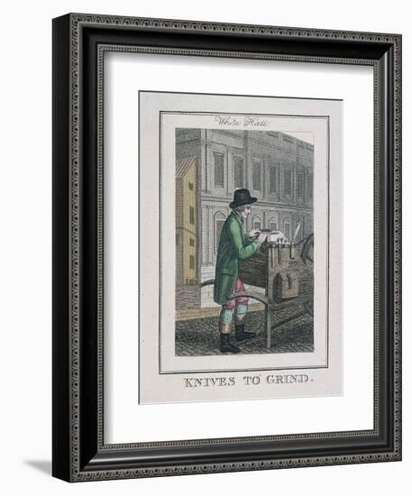 Knives to Grind, Cries of London, 1804-William Marshall Craig-Framed Giclee Print