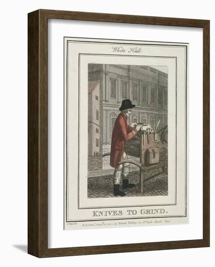 Knives to Grind, Cries of London, 1804-William Marshall Craig-Framed Giclee Print