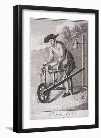 Knives to Grind, Cries of London, C1750-null-Framed Giclee Print
