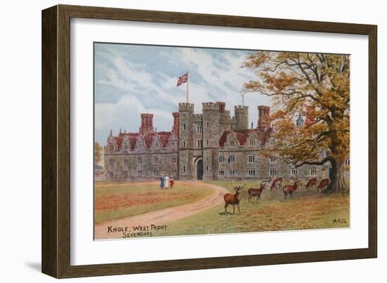 Knole, West Front, Sevenoaks-Alfred Robert Quinton-Framed Giclee Print