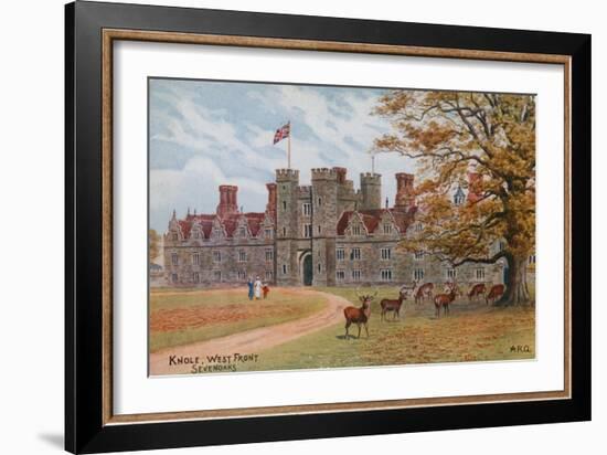 Knole, West Front, Sevenoaks-Alfred Robert Quinton-Framed Giclee Print