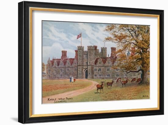 Knole, West Front, Sevenoaks-Alfred Robert Quinton-Framed Giclee Print