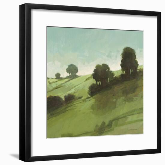 Knoll View 3 Square-DB Edwards-Framed Art Print