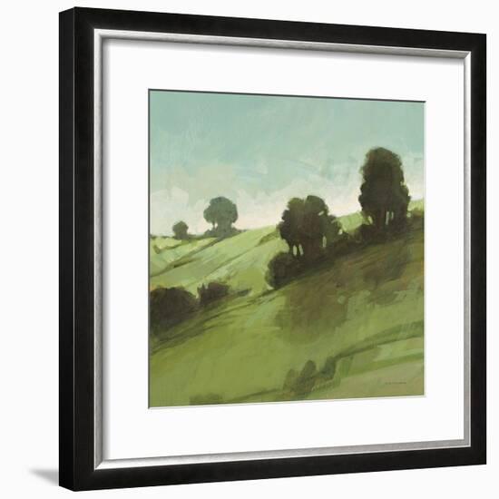 Knoll View 3 Square-DB Edwards-Framed Art Print