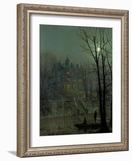 Knostrop Old Hall, Leeds, 1883-John Atkinson Grimshaw-Framed Giclee Print