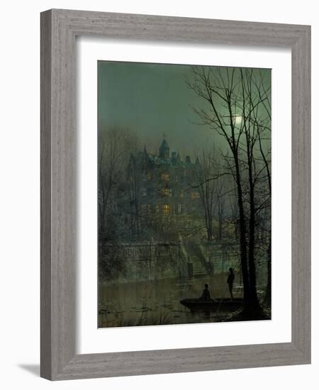 Knostrop Old Hall, Leeds, 1883-John Atkinson Grimshaw-Framed Giclee Print