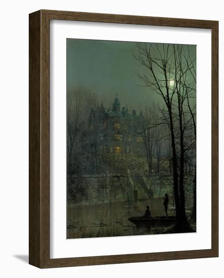 Knostrop Old Hall, Leeds, 1883-John Atkinson Grimshaw-Framed Giclee Print