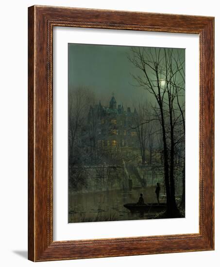 Knostrop Old Hall, Leeds, 1883-John Atkinson Grimshaw-Framed Giclee Print