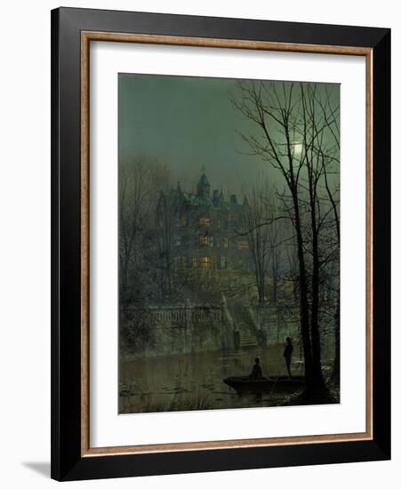 Knostrop Old Hall, Leeds, 1883-John Atkinson Grimshaw-Framed Giclee Print