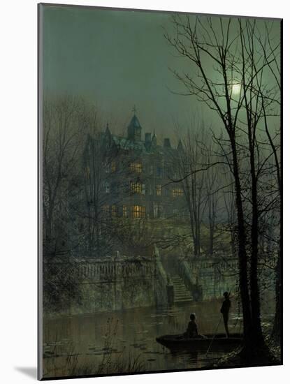 Knostrop Old Hall, Leeds, 1883-John Atkinson Grimshaw-Mounted Giclee Print