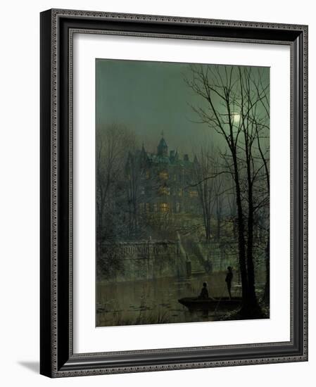 Knostrop Old Hall, Leeds, 1883-John Atkinson Grimshaw-Framed Giclee Print