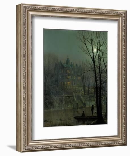 Knostrop Old Hall, Leeds, 1883-John Atkinson Grimshaw-Framed Giclee Print