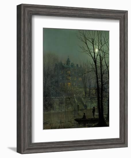 Knostrop Old Hall, Leeds, 1883-John Atkinson Grimshaw-Framed Giclee Print