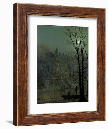 Knostrop Old Hall, Leeds, 1883-John Atkinson Grimshaw-Framed Giclee Print