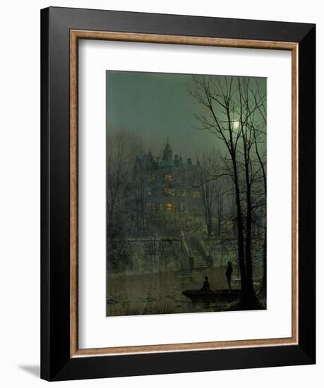 Knostrop Old Hall, Leeds, 1883-John Atkinson Grimshaw-Framed Giclee Print