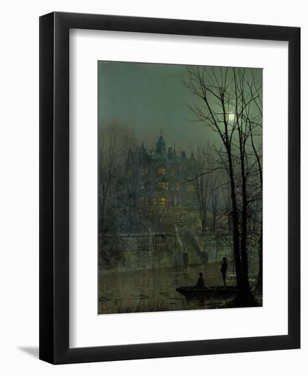 Knostrop Old Hall, Leeds, 1883-John Atkinson Grimshaw-Framed Giclee Print