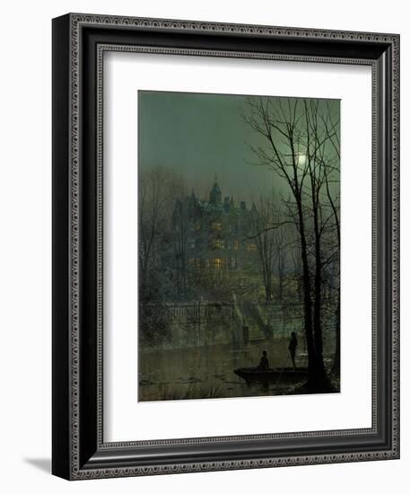 Knostrop Old Hall, Leeds, 1883-John Atkinson Grimshaw-Framed Giclee Print