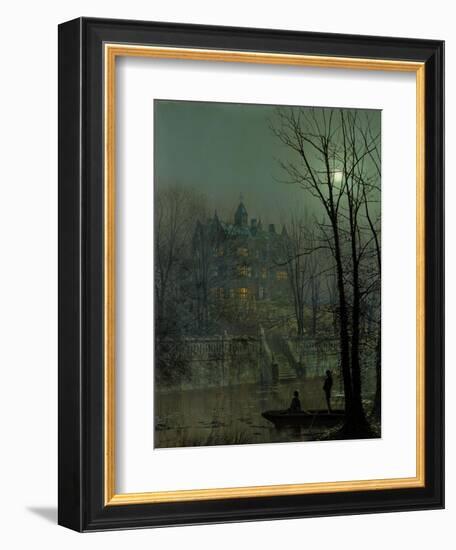 Knostrop Old Hall, Leeds, 1883-John Atkinson Grimshaw-Framed Giclee Print