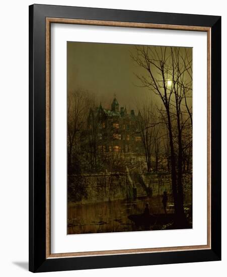 Knostrop Old Hall, Leeds, 1883-John Atkinson Grimshaw-Framed Giclee Print