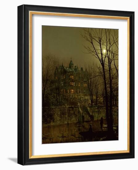 Knostrop Old Hall, Leeds, 1883-John Atkinson Grimshaw-Framed Giclee Print