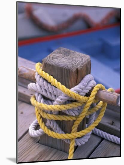 Knots Around Post, St. Thomas, Caribbean-Robin Hill-Mounted Photographic Print