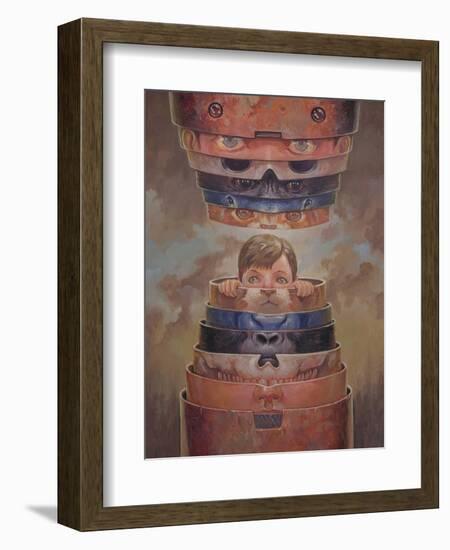 Know Thy Self-Aaron Jasinski-Framed Art Print