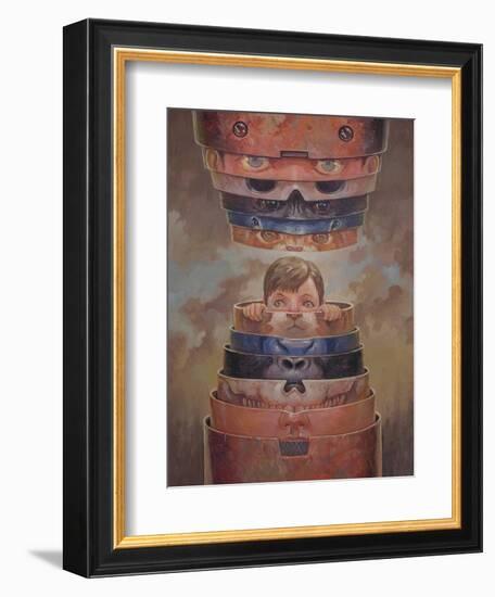 Know Thy Self-Aaron Jasinski-Framed Art Print