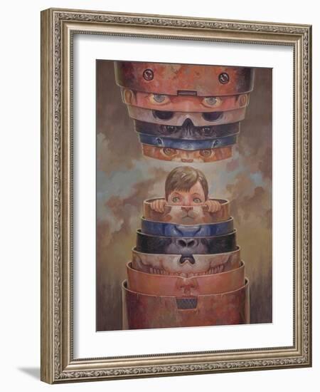 Know Thy Self-Aaron Jasinski-Framed Art Print