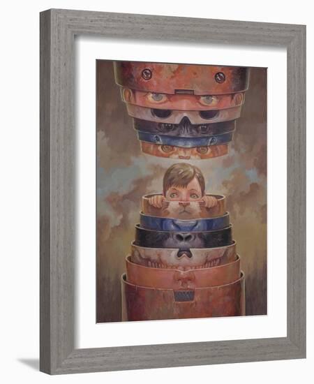 Know Thy Self-Aaron Jasinski-Framed Art Print